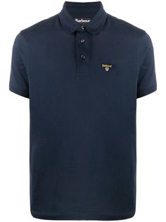 Barbour logo embroidered polo shirt