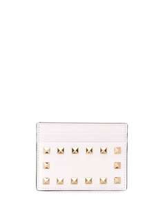 Valentino Rockstud leather cardholder