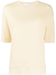 Fabiana Filippi contrast stitching slim-fit T-shirt