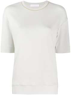 Fabiana Filippi contrast stitching slim-fit T-shirt