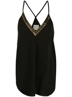Forte Forte lamé-trimmed camisole