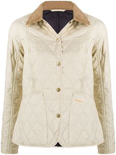 Barbour quilted-effect buttoned jacket