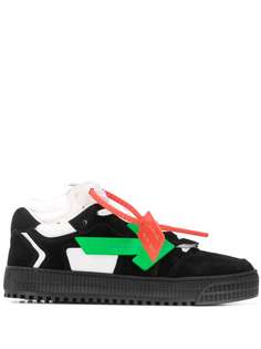Off-White высокие кроссовки с логотипом