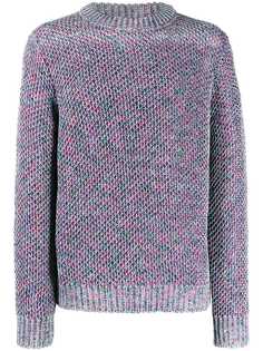 Acne Studios honeycomb pattern knitted jumper