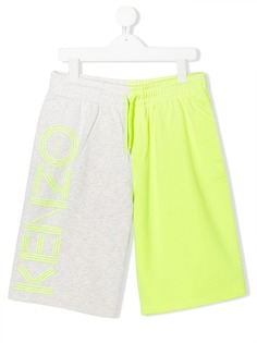 Kenzo Kids two-tone track shorts