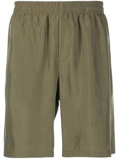 MSGM straight-leg silk shorts