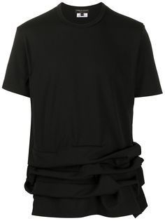 Comme Des Garçons Homme Plus gathered detail T-shirt