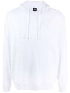BOSS embossed logo hoodie