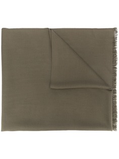 N.Peal fringe-trimmed cashmere scarf