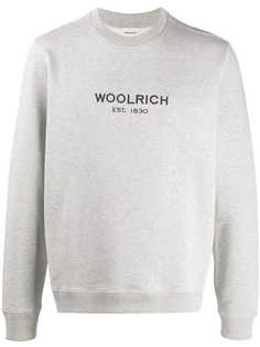 Woolrich logo-print crew neck sweatshirt