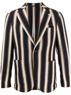 Manuel Ritz striped print blazer