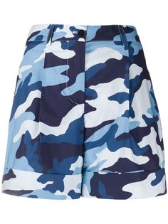 P.A.R.O.S.H. camouflage-print chino shorts