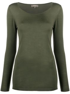 N.Peal long sleeved cashmere top
