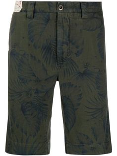 Incotex floral straight-leg shorts