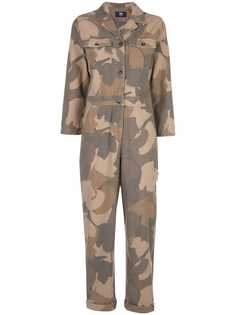 Wood Wood Irene camouflage print boiler suit