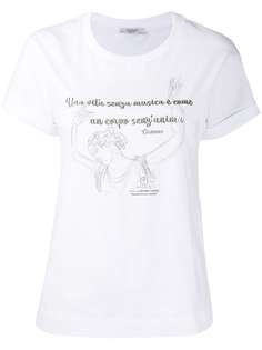 Peserico Cicero-print crew-neck T-shirt