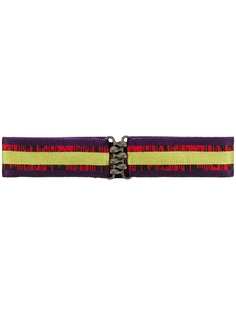 Missoni elasticated woven pattern belt