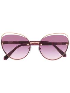 Bvlgari rounded cat eye sunglasses