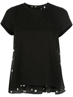 Sacai polka dot T-shirt