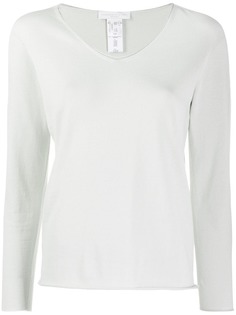 Fabiana Filippi contrasting neckline slim-fit jumper