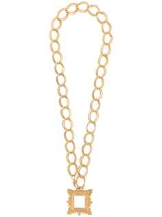 Moschino frame pendant necklace