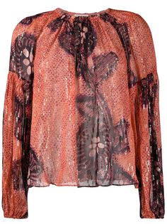 Ulla Johnson Sanaya long-sleeve blouse