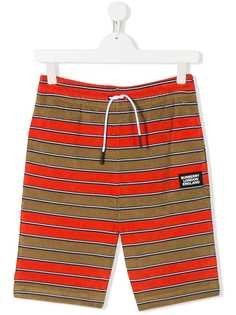 Burberry Kids striped print shorts