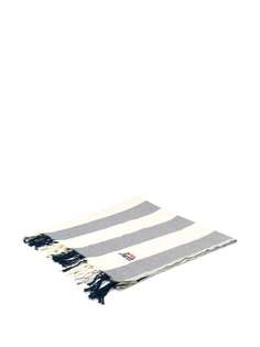 Mc2 Saint Barth frayed-edged striped beach towel