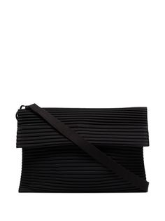 Homme Plissé Issey Miyake plissé messenger bag