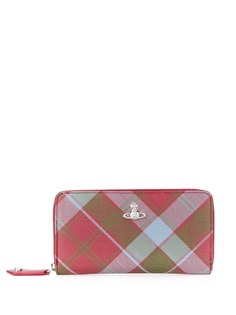 Vivienne Westwood check logo wallet