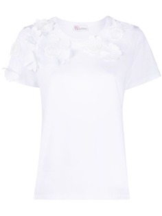 RedValentino футболка с нашивками