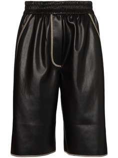 Nanushka Yolie faux-leather shorts