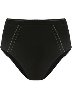 Suboo panelled high-waisted bikini bottoms