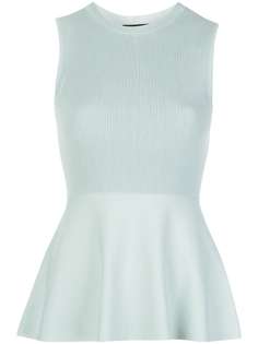 Theory sleeveless peplum waist vest