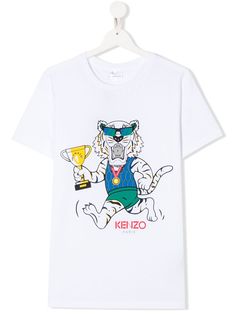 Kenzo Kids Tiger print T-shirt