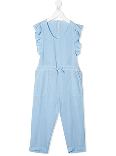 Il Gufo ruffle-trimmed linen jumpsuit