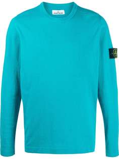 Stone Island толстовка с нашивкой-логотипом
