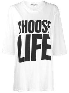 Katharine Hamnett London футболка Choose Life с принтом