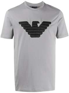 Emporio Armani embroidered logo T-shirt