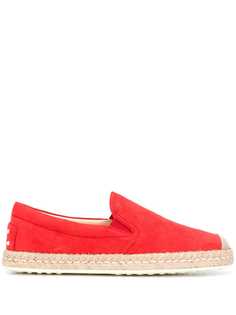 Tods almond toe suede espadrilles Tod`S