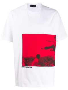 Dsquared2 футболка с фотопринтом
