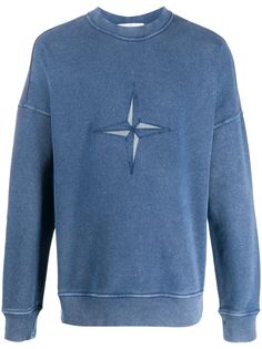 Stone Island logo print sweatshirt