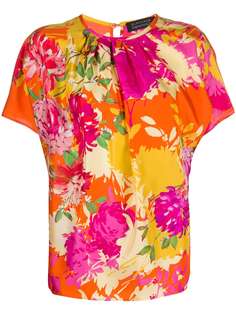 Gianluca Capannolo floral-print round-neck blouse