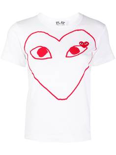 Comme Des Garçons Play logo print T-shirt