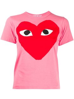 Comme Des Garçons Play logo print T-shirt