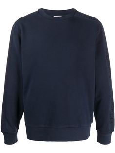 Moncler embroidered logo sleeve sweatshirt