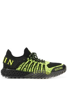 Philipp Plein two-tone branded trainers