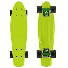 Скейт Y-Scoo Fishskateboard 22 Lime-Black 401-L