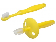 Зубная щетка и щетка-массажер Roxy-Kids Yellow RTM-002