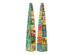 Кубики Djeco Мои друзья 10 эл. 08506
